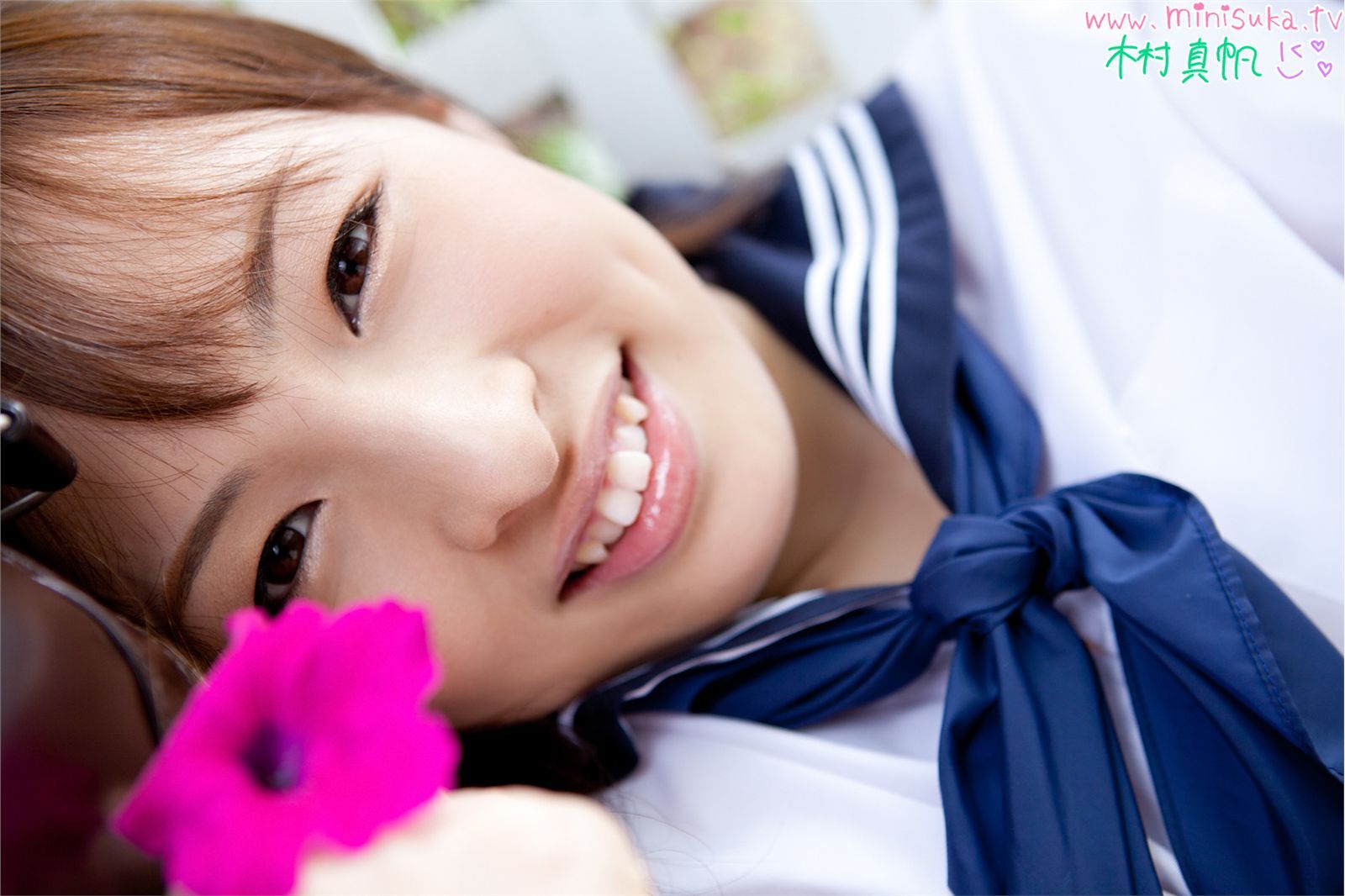 [Minisuka.tv] 现役女子高生 Maho Kiruma (1) 日本美少女性感图片